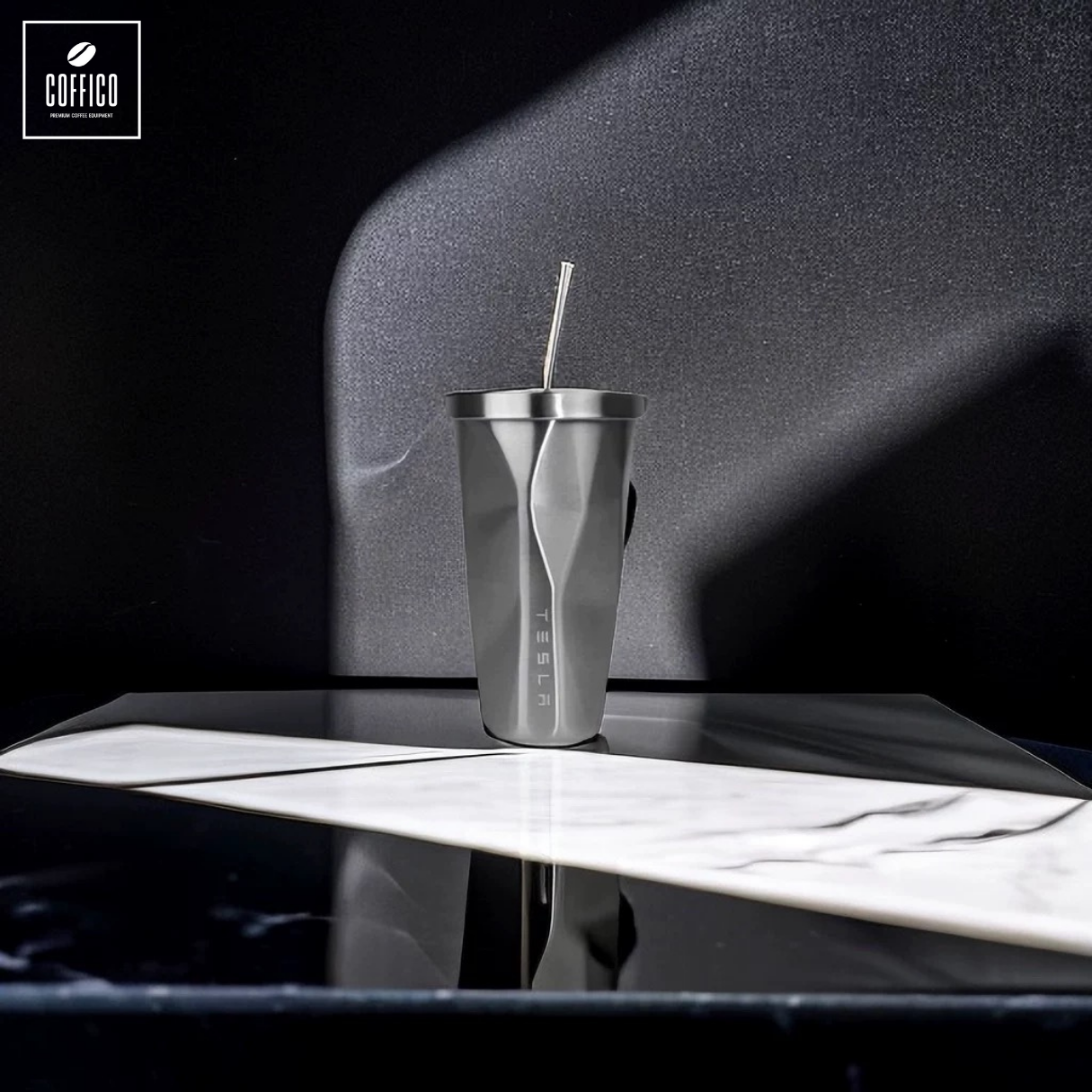 TESLA® STAINLESS STEEL TUMBLER