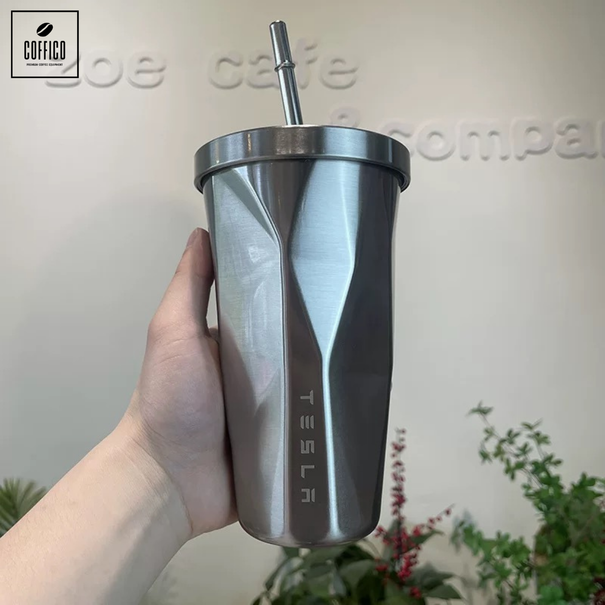 TESLA® STAINLESS STEEL TUMBLER