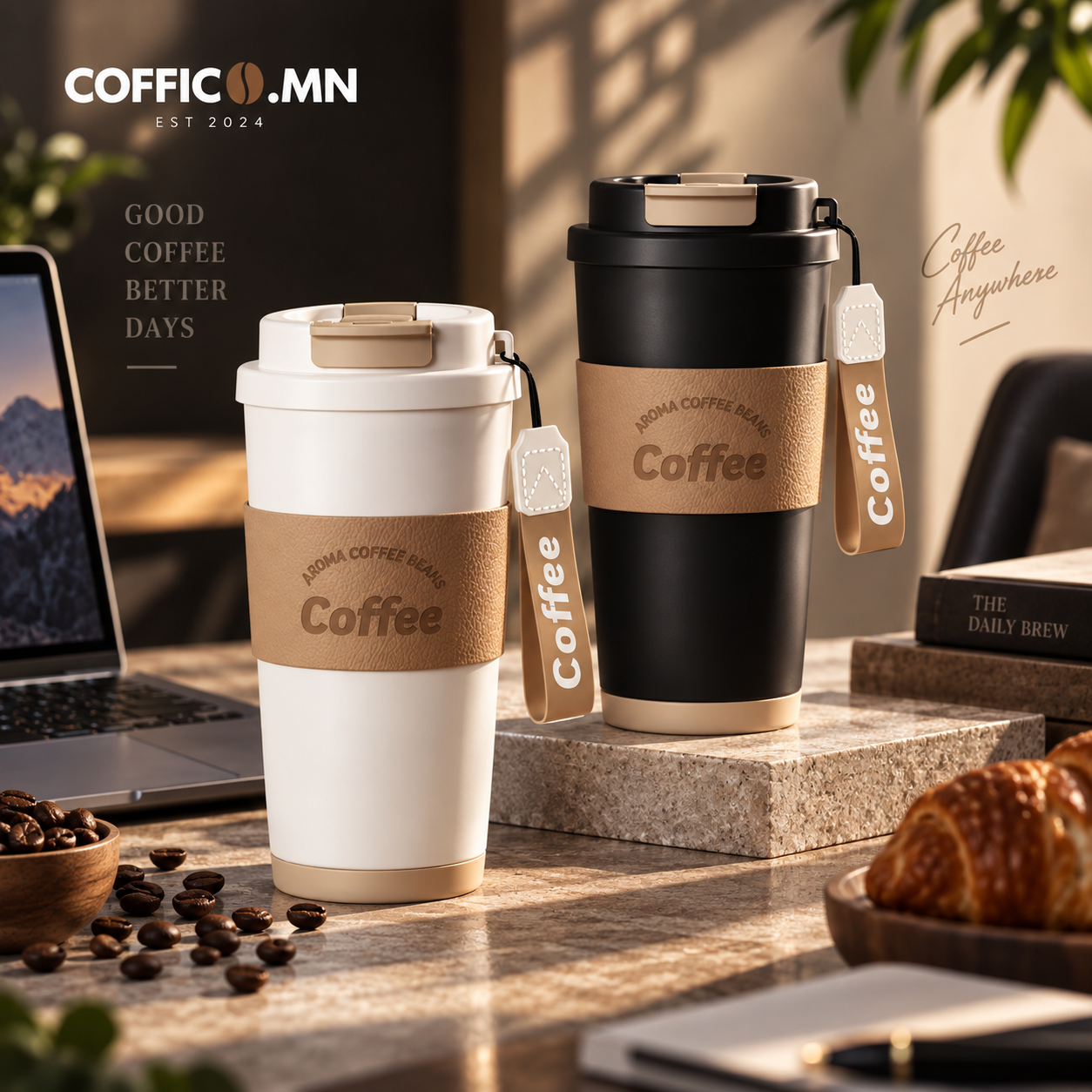 COFFICO® 550ml CLASSIC COFFEE TUMBLER