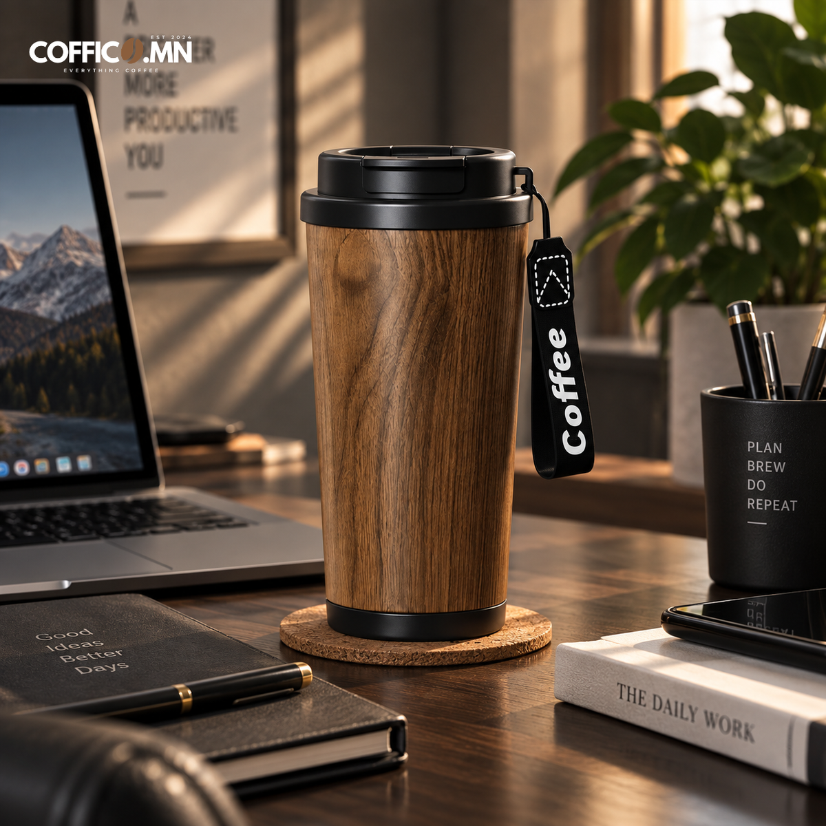 COFFICO® 550ml CLASSIC COFFEE TUMBLER