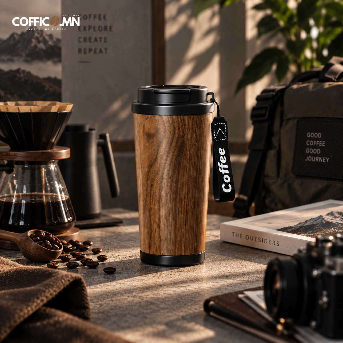 COFFICO® 550ml CLASSIC COFFEE TUMBLER